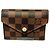 Louis Vuitton Tri-fold Wallet Braun Damier ebene
