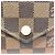 Louis Vuitton Tri-fold Wallet Braun Damier ebene - Ansicht 8