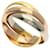 Cartier Trinity Ring Pink Weiß Gelb  - Ansicht 1
