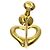Tiffany & Co. Open Heart Einzelohrring Gelb - Ansicht 4