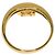 Diamond Céline Celine Horseshoe 1P Diamantring Gelb - Ansicht 4