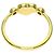 Elsa Peretti Tiffany & Co. Full Heart 2-Piece Diamantring in 18K Gelbgold - Ansicht 4