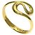 Anello Open Wave di Tiffany & Co. in oro giallo 18K