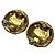 Orecchini a clip in lega dorata Chanel D'oro - vista 6