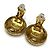 Orecchini a clip in lega dorata Chanel D'oro - vista 7