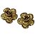 Orecchini a lobo in lega dorata Chanel D'oro - vista 7