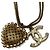 Bracciale con charm Chanel in oro D'oro