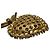 Bracciale con charm Chanel in oro D'oro - vista 6