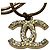 Bracciale con charm Chanel in oro D'oro - vista 9