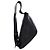 Prada Rucksack 2VZ099 Triangle aus Leder Schwarz - Ansicht 3