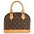 Borsa Louis Vuitton Alma BB Marrone Monogramma - vista 2