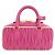 Borsa 2-Way Miu Miu Arcadi Matelassé Rosa - vista 2
