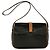 Hermès Borsa a Spalla Hermes Noumea Gold Hardware Marrone Nero - vista 2