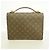 Borsa Louis Vuitton Monogram Monceau 28 Marrone - vista 11