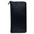 Prada Embossed Calf Leather Long Wallet Black