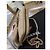 Chanel Borsa a Patta in Pelle Dorata e Strass D'oro - vista 3
