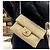 Chanel Borsa a Patta in Pelle Dorata e Strass D'oro - vista 6