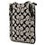 Borsa a tracolla Coach Gray Jacquard North South Marrone Grigio - vista 2