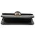 Valentino Black Small Leather Rockstud Glam Lock Crossbody Nero - vista 3