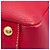 Borsa Bauletto Prada in Vitello Daino rosso - vista 6