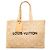 Louis Vuitton Beige Damier Raffia Summer Shopper Tote MM
