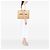 Louis Vuitton Beige Damier Raffia Summer Shopper Tote MM - vista 6