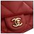Chanel Red Small Lambskin Easy Carry Flap Rosso - vista 8
