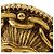 Orecchini a clip Chanel Gold CC placcati oro con medaglione D'oro - vista 6