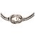 Collana Chanel Silver CC Brass Double Snake Chain Knot Argento - vista 2