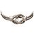 Collana Chanel Silver CC Brass Double Snake Chain Knot Argento - vista 3