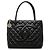 Tote Chanel Black Caviar Medallion Nero