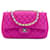 Chanel Pink Medium Classic Mesh Single Flap Rosa