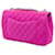 Chanel Pink Medium Classic Mesh Single Flap Rosa - vista 2