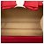 Salvatore Ferragamo Ferragamo Abendclutch aus rotem Satin mit Vara-Schleife und Kette - Ansicht 4