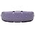 Bolsa Shell em couro de bezerro Small da Bottega Veneta, roxo - vista 3