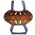 Bolsa Shell em couro de bezerro Small da Bottega Veneta, roxo - vista 4