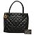 Tote Chanel Black Caviar Medallion Nero - vista 7