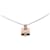 Collier pendentif Eileen en plaqué or et émail Hermès Gold Doré  - vue 1