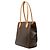 Céline Celine Tote aus beschichtetem Canvas Macadam Braun - Ansicht 2