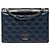 Chanel Blue Small Quilted Calfskin Ballerine Flap Blu scuro