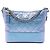Borsa Chanel Blue Medium Gabrielle Hobo in agnello e vitello trapuntato iridescente Blu chiaro