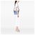 Borsa Chanel Blue Medium Gabrielle Hobo in agnello e vitello trapuntato iridescente Blu chiaro - vista 6