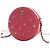 Clutch rotonda Chanel Pink CC in agnello trapuntato con charm e catena Rosa - vista 3