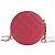 Clutch rotonda Chanel Pink CC in agnello trapuntato con charm e catena Rosa - vista 4