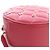 Clutch rotonda Chanel Pink CC in agnello trapuntato con charm e catena Rosa - vista 8