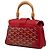 Goyard Red Mini Goyardine Saigon Souple Rosso - vista 2