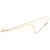 Collana con pendente flacone di profumo Dior Gold placcato oro D'oro