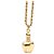 Collana con pendente flacone di profumo Dior Gold placcato oro D'oro - vista 2