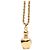 Collana con pendente flacone di profumo Dior Gold placcato oro D'oro - vista 3