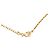 Collana con pendente flacone di profumo Dior Gold placcato oro D'oro - vista 4